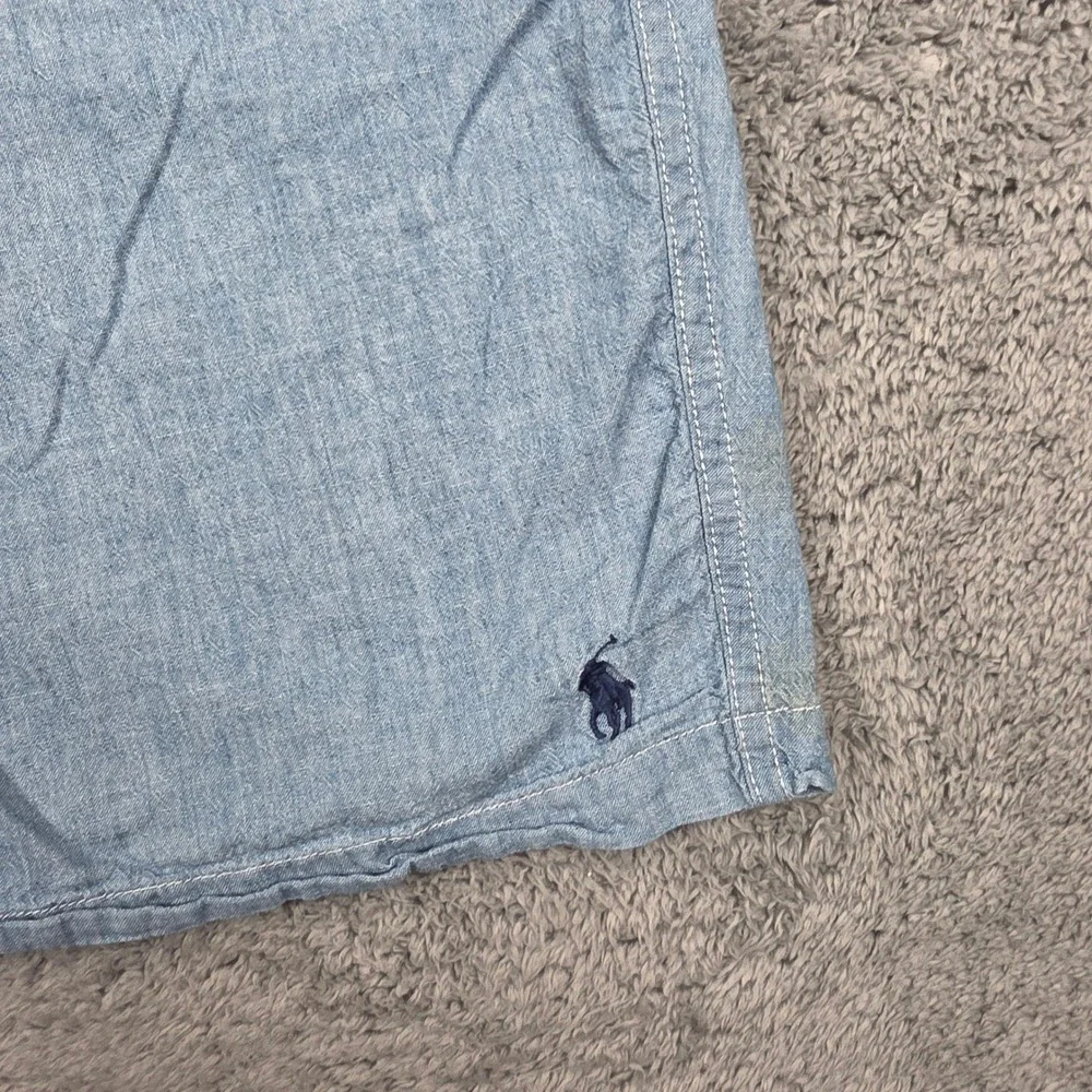 Polo Ralph Lauren Shorts Mens 2XB Blue Chambray Classic Fit 9